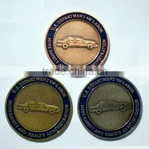 Metal Soft Enamel Sandblast Souvenir Coins,commemorative Coins,embossed Badges thumbnail-1