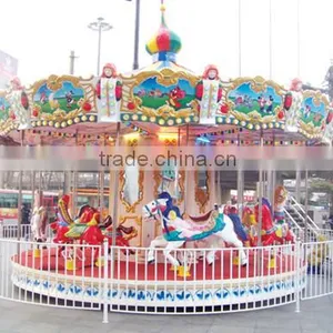 16 Merry go Round , Luxurious Merry go Round for Sale, Monolayer Merry go Round Carousel for Sale thumbnail-3