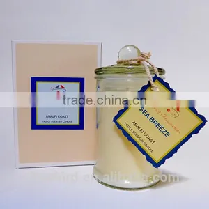 Home Decoration Metro Jars Candle Glass With Lid thumbnail-3