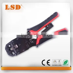 LT-2008R Assembly Tools Type Pliers Network Cable Crimping Tool Crimper for RJ11 RJ12 RJ45 Connector 4P4C&4P2C 6P6C 8P8C thumbnail-1