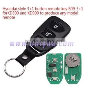3+1 Button Remote Key B09-3+1 for KD300 and KD900 to Produce Any Model Remote thumbnail-1
