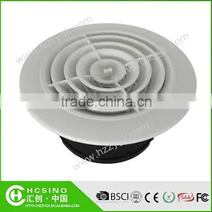 ABS Plastic Round Disc Dampers Ceiling Louver Air Diffusers thumbnail-2