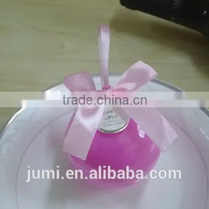 Plastic Round Ball Wedding Favors Candy Box Christmas Gift Box thumbnail-2