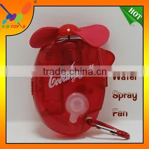 Portable Handheld Battery Fan, Water Spray Electric Fan. thumbnail-1