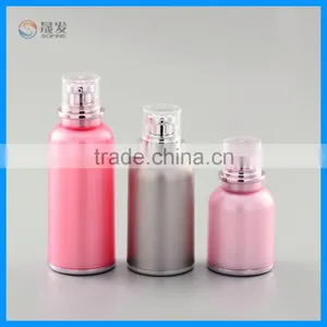 Round Cosmetic Acrylic Lotion Pump Bottle thumbnail-1