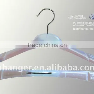 HEAD PP Transperant White Plastic Clothes Hanger thumbnail-1