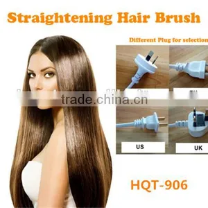 PTC Hair Straightening Flat Iron Comb Fast Hair Straightener Brush thumbnail-1