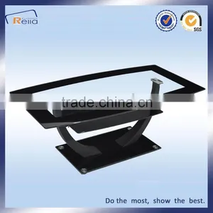 Dining Table Furniture Modern Tempered Glass Dining Table Set thumbnail-2