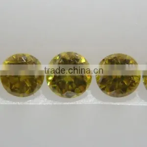 1.1-1.4mm Fancy Green Natural Loose Brialliant Cut Diamond Lot SI Clarity Good Fire thumbnail-1
