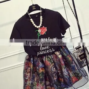 Summer Cotton Print Family Dress Environmental Print Family Dress thumbnail-2