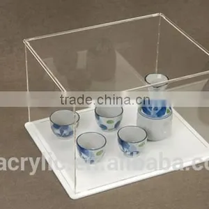 Counter Clear Acrylic Ceramic Tea Set Display Box thumbnail-1