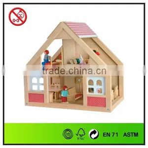 Classic DIY Wooden Doll House thumbnail-1