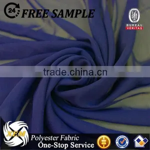 Soft and Thin PET Blended Yarn Crepe Chiffon Fabric thumbnail-1