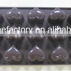 15 Holes Silicone Coffee Color Chocolate Mould, FDA & LFGB Silicone Fondant Mould thumbnail-1