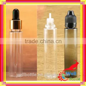 Unique Shaped Plastic Bottles With Black Unicorn Bottle for e Liquid With 30ml 60ml 120ml Unicorn Bottle Twist Cap Pet thumbnail-1