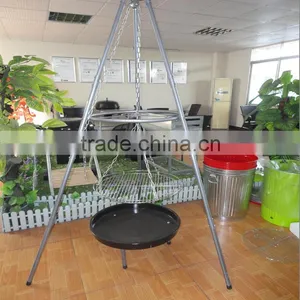 Adjustable and Swing Balcony Hanging Grill Charcoal Bbq thumbnail-5