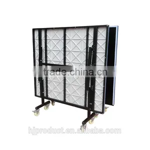 High Quality Factory Price Economic 25mm SMC Standard Size Moveable Foldable Table Tennis Table thumbnail-3