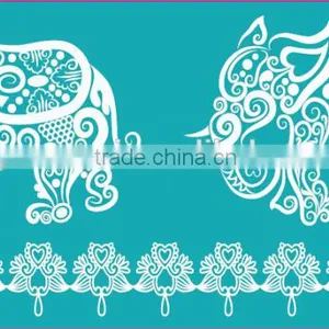 Eco-Friendly Elephant Body Transfer Tattoo thumbnail-1