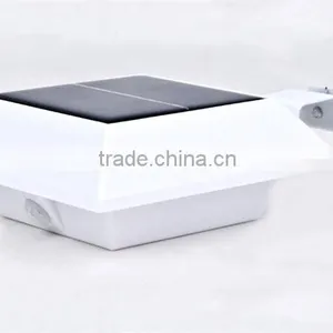SL-4LFL 4led White Square IP65 PIR Sensor Solar Light for Garden thumbnail-3