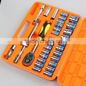 32 Pcs Sockets Set Ratchet Wrench Hand Tool Set For Car Repair Tool Kit Socket Sets Bits thumbnail-5