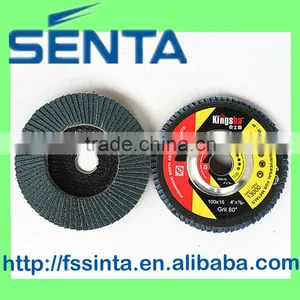 T27 4" 100x16mm Zirconia Flap Disc thumbnail-1