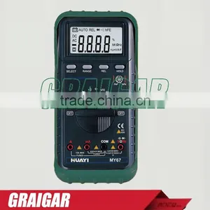 Digital Auto Range Multimeter MY67 LCD Display 3999 Discounts Professional Electric Voltmeter Ammeter thumbnail-1