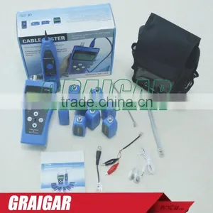 Multipurpose LAN Cable Tester NF-388 Testing Network Coaxial Telephone USB Cable With 8 Remote Identifier Cable Length Tester thumbnail-1