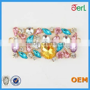 Multi Colored Rhinestone Shoe Accessories for Sexy Lady High Quality thumbnail-2