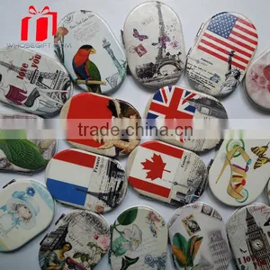 Cheap Souvenir Promotional Pu Compact Mirror thumbnail-2