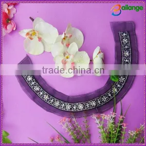 Wholesale New Fashion Bridal Crystal Beaded Necklace Motif for Garments thumbnail-2