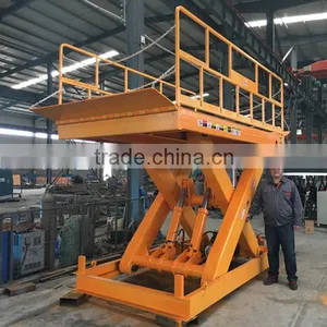 10 Ton Heavy Duty Scissor Lift Platform for Warehouse thumbnail-1