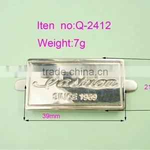 Qifeng Well Design Metal Shoes Lable Q-2412 Sell to India thumbnail-1