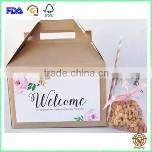 Promotional Customized Kraft Carrier Bag With Handle, Factory Direct Selling Kraft Box thumbnail-1