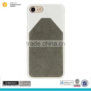 Spice Mobile Phone Cover for Iphone 7 White Cement Case Factory Price thumbnail-3