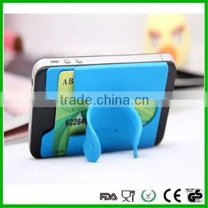 Fashion Silicone Holder Sticker Smart Wallet Mobile Phone Bags & Cases thumbnail-2