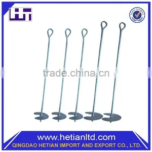 No Dig Ground Screw Pole Anchor Earth Auger Ground Screw Anchor thumbnail-2