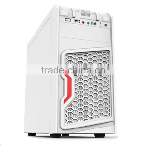 0.4mm/0.5mm SECC Good Quality ATX Computer Case White Vertical Pc Case for Computer CR-3W thumbnail-1