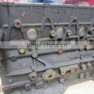 4HK1 Cylinder Block 8-98005443-7 8980054437 8-98046721-0 8980467210 NPR75 ELF thumbnail-1