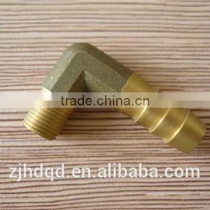 1/8''-1/2''x6/8/10/12 Forged Brass Elbow Hose Barb Fitting thumbnail-2