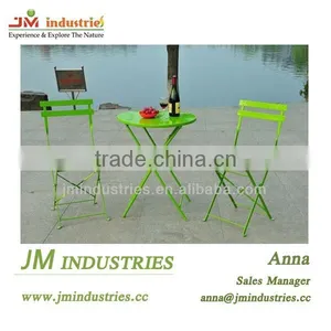 Garden Metal Bistro Set thumbnail-1