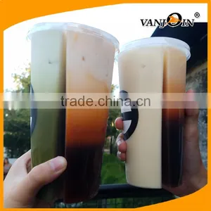 PP Split Boba Tea Cup With Snack Bowl 700ml thumbnail-1