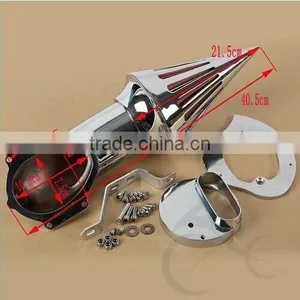 Chrome or Black Spike Air Cleaner Intake Filter For Yamaha Motocycle V Star V-Star 1100 thumbnail-1