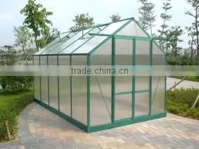 Large Size 4mm Polycarbonate Vegetable Used Agricultural Greenhouses thumbnail-1