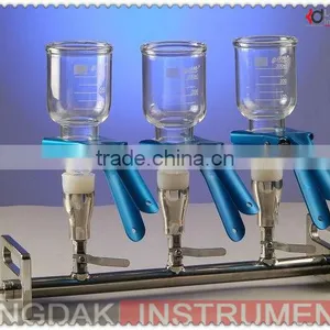 Manifolds Vacuum Filtration----Glass Funnel/ 3-branch Manifolds Vacuum Filter thumbnail-1