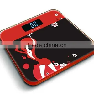 Hot Sell Adult Red Color Digital Weighing Cales 150kg thumbnail-1
