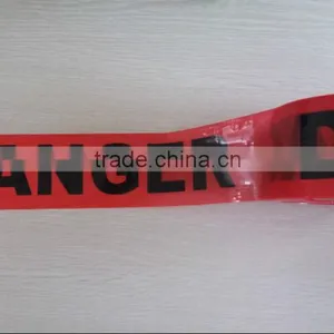 Customized Red Printing Caution Tape PE Warning Tape thumbnail-1