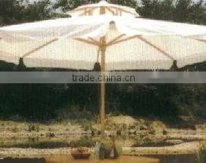 Big White Outdoor Parasol Umbrella 11880 thumbnail-1