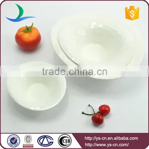 Wholesale Custom White Porcelain Food Bowl Set thumbnail-2