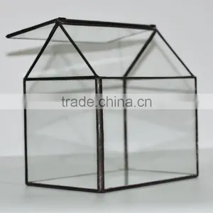 Micro Landscape Glass Cover Indoor Plant Glass Terrarium thumbnail-2