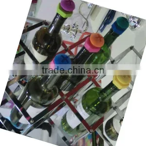 Hot! High Quality Decorative Silicone Screw Wine Stopper thumbnail-1